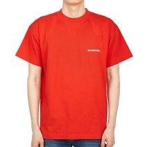 발렌시아가 로고 공용 반팔티셔츠 미디엄핏 612965 TMVF4 3168 31680102