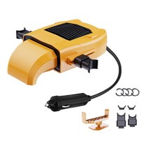 차량용히터 자동차난방 24v 12v12 v 자동차 히터 rv 캠핑 카시트 용 전기 난방 팬 이중 사용 앞 유리 서, 03 Yellow Dual Use