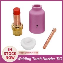 TIG 용접 토치 노즐 콜릿 바디 미디엄 가스 렌즈 PTA DB SR WP17 WP18 WP26 1.0mm 1.6mm 2.4mm 3.2mm 4 개, 01 1.0mm