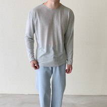 모모코 썸머 린넨 보트넥 긴팔티 (5color)
