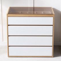 트러플 800 4단 드레스룸 아일랜드 서랍장, 트러플 800 아일랜드 서랍장, 오크화이트, 트러플 800 아일랜드 서랍장/오크화이트