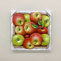 [인메이블] 넘치는 행운사과 입체 그림 돈들어오는 풍수 인테리어 개업 선물, 01.[I]IPC_넘치는행운사과