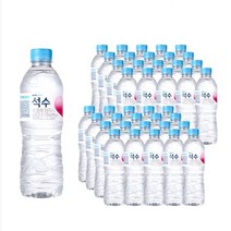 석수 생수 500mlX40병 미니생수 먹는샘물 천연광천수