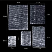 많은 크기 0.06mm 최신 랩 봉투 가방 흰색 플라스틱 버블 파우치 LDPE 포장 재료 버블 도매 가격 가방, 보여진 바와 같이, 40x50 100개