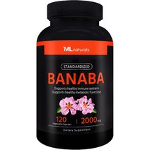 My Life 착한명품 신제품 마이라이프 내추럴스 표준화된 바나바 2000mg (코로솔산 2mg) 120정, 1개