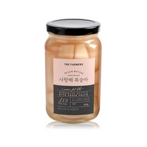 더파머스 겨울 복숭아 수제 병조림 황도 백도, 백도490g