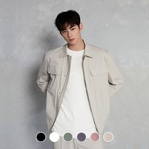 [지오다노] 023502 헤비코튼 솔리드 긴팔 티셔츠 01023502