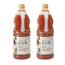 이슬나라 탕수육 소스 2kg 중화요리 식자재 업소용 대용량 X 2, 2개