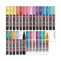Uni Posca 유니 포스카 페인트 마카 1M 3M 31색 8093, PC-1M (Extra Fine)