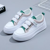 여성 운동화 초경량 벨크로운동화 패션 운동화 흰운동화 캐주얼 플랫폼 통굽 슈즈 키높이230mm-250mm