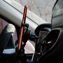 싼타페TM 핸드폰 거치대 받침대 마운트 홀더, 그레이, 1개