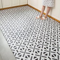 ComfyZone PVC 대형 주방 욕실 발매트 논슬립 미끄럼방지 부엌 방수 싱크대매트 푹신한 발판 키친포트 다용도 커팅 가능, B