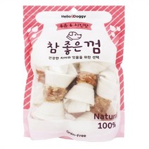 허브펫 중대형견 이빨 갈이 도움 치킨우유 본 치석제거간식 (7399397), 기본