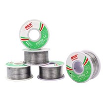 용접용품 마스크 봉 용접기 납땜 인두기 흡입기 세트100g 60/40 솔더 와이어 로진 코어 주석 납땜 용접 플, [04] 100g 0.5mm