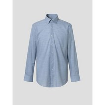 로가디스 로가디스 EASYCARE REGULAR FIT 스카이 블루 하운드투스 체크 셔츠 (MA2264RJ1Q)