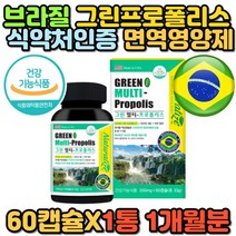 브라질 그린 프로폴리스 비타민 아연 면역력영양제 유해산소 활성산소 억제 제거 플로폴리스 플라보노이드 구강 항균 항산화제 눈 피부 뼈 건강 기능식품 추천