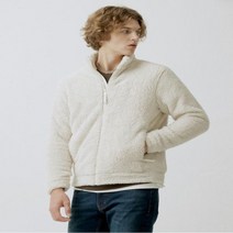 헤지스 아이보리 ECO 기능성 후리스 점퍼 HZTS1F202CR