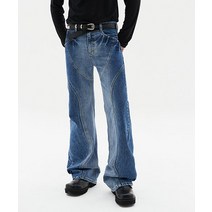DNSR 인시전 플레어 데님 블루 incision flare denim blue