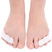 새끼발가락 보호 교정기 발가락 뼈변형 발가락 통증예방 뼈 보호, 흰색, 1개