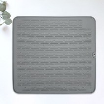 실리콘 주방 건조 매트 식기건조대 물빠짐 드라잉매트 대형, 단일옵션