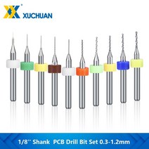 함마 타공 홀커터 철판 만능 미니 PCB 드릴 비트 10pcs 0112mm 카바이드 건 1/8 'PCB 인쇄 회로 기판 구멍 드릴링 커터 용 생크, CHINA, 10PCS 0.5mm