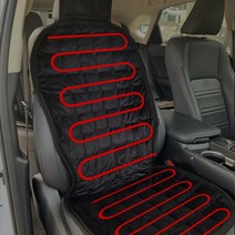2023년 신형 리무진 벨벳 온열 열선 시트 12V 24V, 극세사 시트(열선/12V), 1개