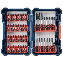 Bosch 임팩트 터프 드릴 드라이버 40피스 맞춤형 케이스 시스템 세트 DDMS40), Screwdriving, 24-Piece