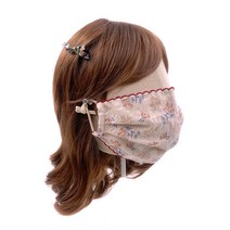 엄마짱 MSM 7903 풀꽃 면마스크set 국내생산 엄마마스크 먼지차단 산책마스크 자외선차단 꽃무늬마스크 패션마스크 플라워패턴, 3번, 2매