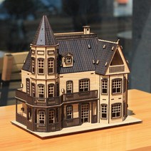 나디자인 DIY나무모형 로렐타운 홈(블랙)