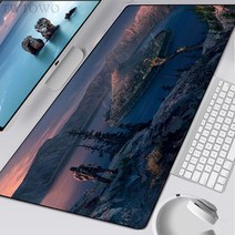 Mousepad 사용자 정의 XXL 대형 마우스 매트 키보드 패드 검은 사막 온라인 소프트 안티-슬립 사무실 노트, 7_Size 800x300x2 mm