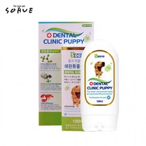애견 개 짜먹는치약 120ml 복숭아향 퍼피 강아지구강제 입냄세제거 잇몸질환예방 구내염 청결한 반려동물