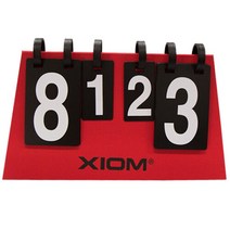 브랜드없음 엑시옴 스코어보드 S4 Multi 레드 35점제 탁구 점수판