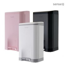 센스큐 올케이 5중냄새차단 기저귀휴지통 듀얼오픈 29L 대용량, 베이비핑크