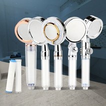욕실샤워헤드 정수분리 샤워기 수압상승 필터샤워기 절수고압 555ea, 로미오 필터헤드