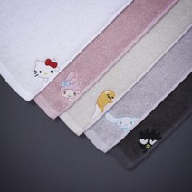 영신타올 Hello Kitty 헬로키티 산리오캐릭터즈 세면타올, 실버