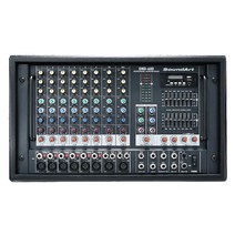 10채널 파워드믹서 1200W 사운드아트 DND-1200 파워믹서 파워앰프 공연장 교회음향 무대행사용, 단품