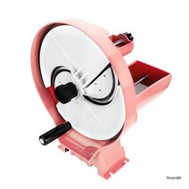 과일 슬라이스 기계 양배추 양파 감자 채썰기 만능채칼 수동 가정용 기계, 핑크, 1개