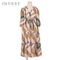 [인베스트] 에스닉도트무늬쉬폰원피스_V2S1OP3261