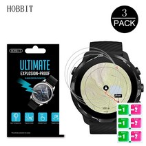 순토 3pcs 투명 나노 충격 방지 애완 동물 보호 필름 suunto 7 suunto7 9 baro peak 5 3 피트니스 d5 스마트 시계 화면 보호 필름 다이빙컴퓨터시계, 순토 9 피크용