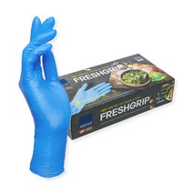 아베나 니트릴장갑 블루 요리용 쉐프 위생장갑 100매, L(대)