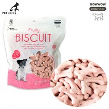 [3%] 할인비스켓 220g/BK 딸기맛 바우와우[뿌댕이네}