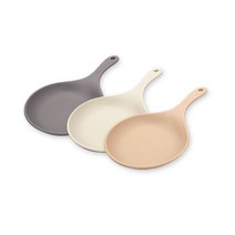 손잡이 앞접시 /캠핑/야유회/소풍/등산/여행시 편리, 크림