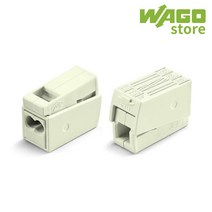 전선커넥터 조명연결 2폴 와이어커넥터 wago224-112 (낱개)