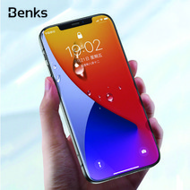 Benks 아이폰12 미니 프로 맥스 블루라이트 차단 투명 액정 강화유리 보호 필름 0.3mm 1매