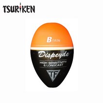 쯔리겐 디스페이드 오렌지 약17g 구멍찌 바다흘림낚시벵에돔감성돔, 1호-014088