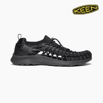 킨 [공식] KEEN 유니크 아웃도어 스니커즈 신발 BLACK