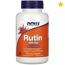 나우푸드 루틴 rutin 450mg 베지 캡슐 100정 Sophora japonica, 1개, 기본