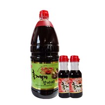 홍일식품 홍일점 홍게맛장 장아찌소스 1.8L + 홍게맛장 레드 200ml X 2개, 홍게맛장 장아찌소스 1개 + 레드 2개