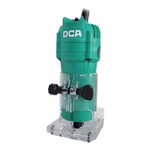 DCA 입문용 6mm 유선 트리머 목공 라우터 소형루터 전기 목재 홈파기 목공구 전동, 1개