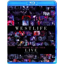 영상시청1080p 블루레이 DVD 디스크 박스 세트 WESTLIFE 아일랜드 남성 그룹 가수 우리가 여행하는 곳 라이, 한개옵션0